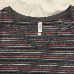 Lularoe XL striped Christy T-shirt